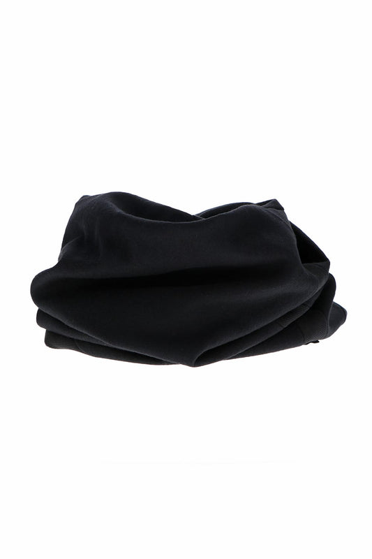 ジャージー スカーフ 'テープ' Black