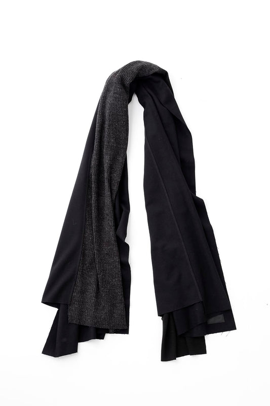 ジャージー スカーフ 'ラップ' Black Mix