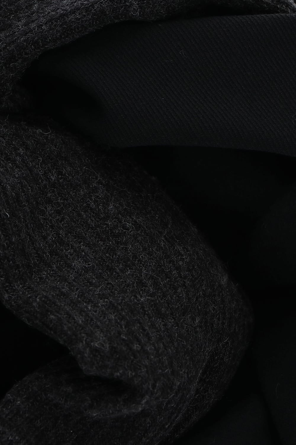 ジャージー スカーフ 'ラップ' Black Mix