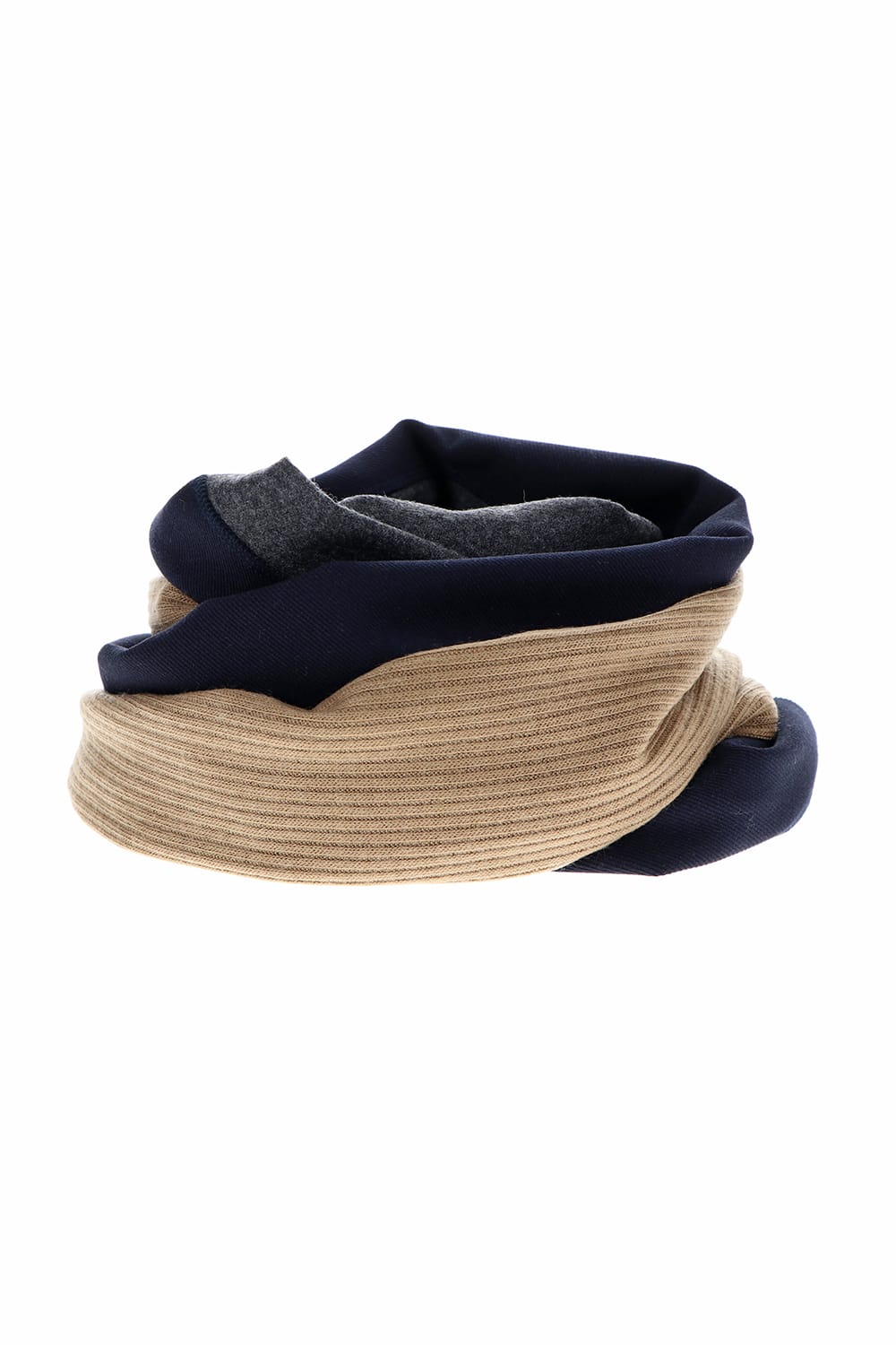 ジャージー スカーフ 'ラップ' Gray Mix