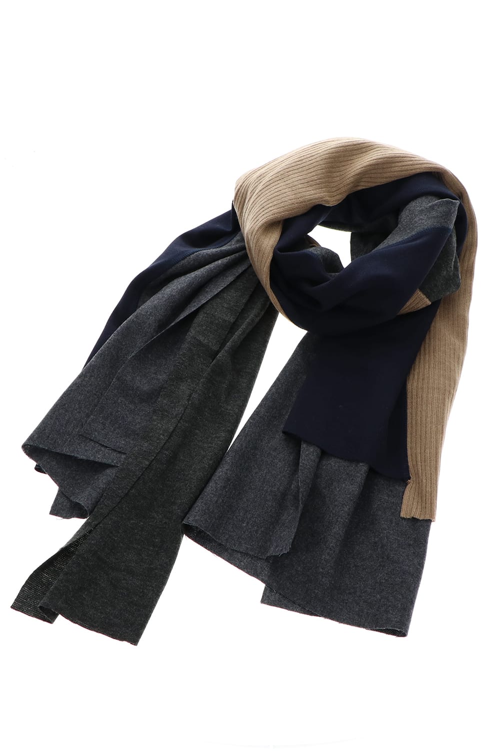 ジャージー スカーフ 'ラップ' Gray Mix