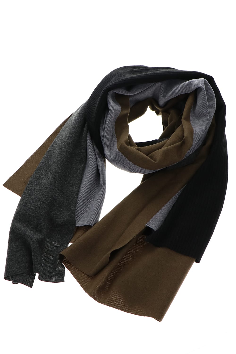 ジャージー スカーフ 'ラップ' Khaki Mix