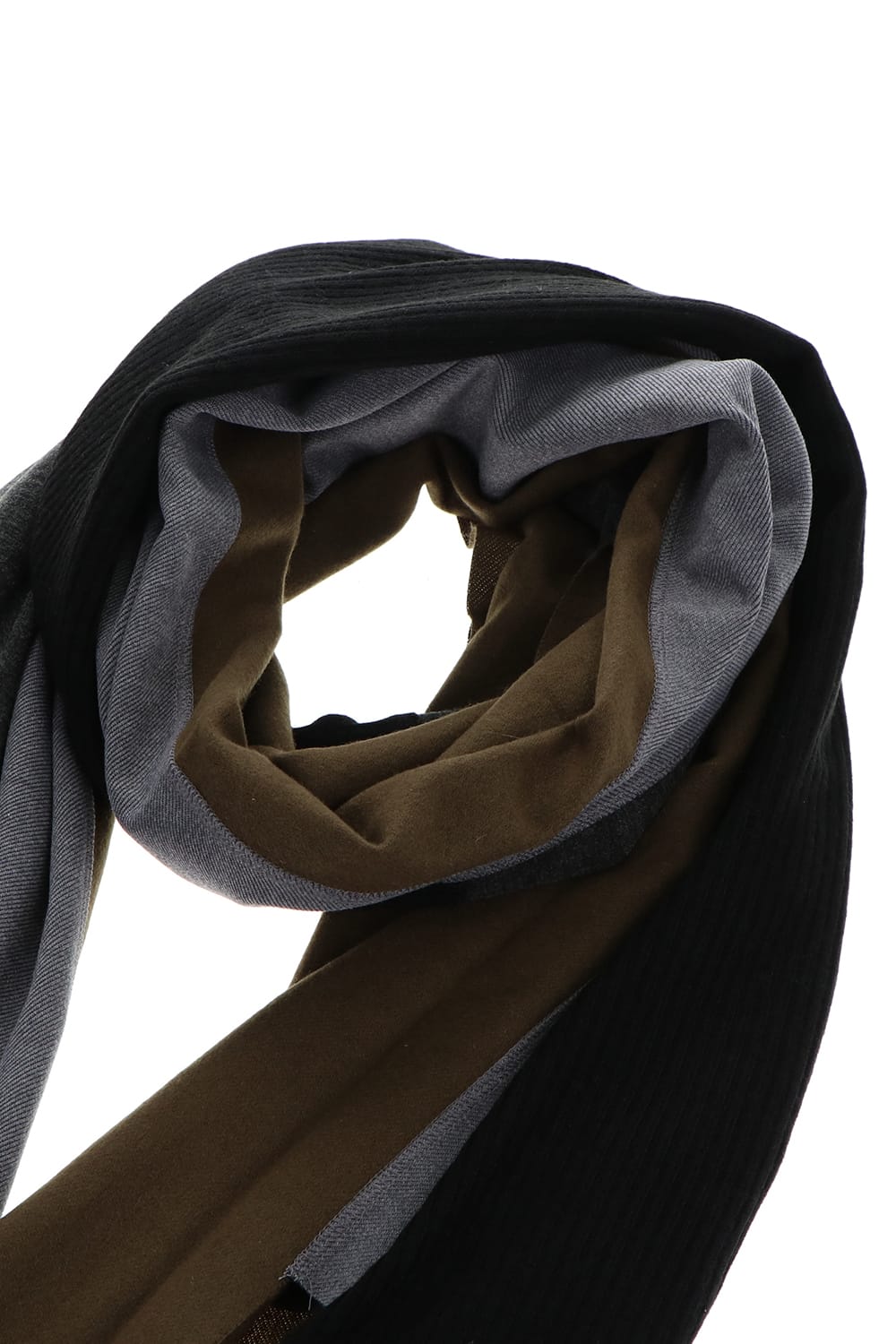 ジャージー スカーフ 'ラップ' Khaki Mix