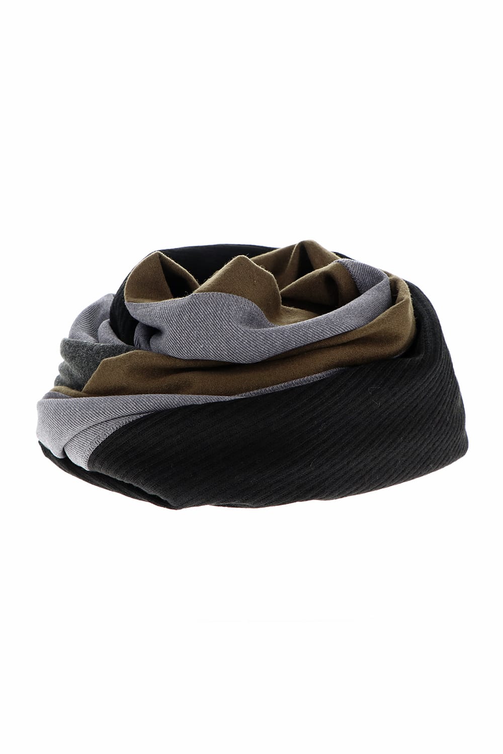 ジャージー スカーフ 'ラップ' Khaki Mix