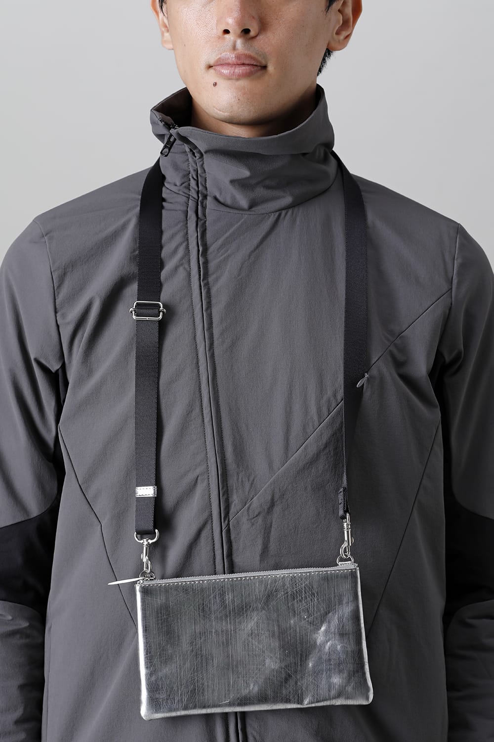 Leather minimini sacoche scratch SIL