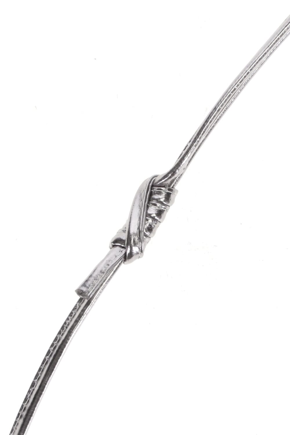 Leather micro shoulder bag 'double zip'-scratch SIL-Free