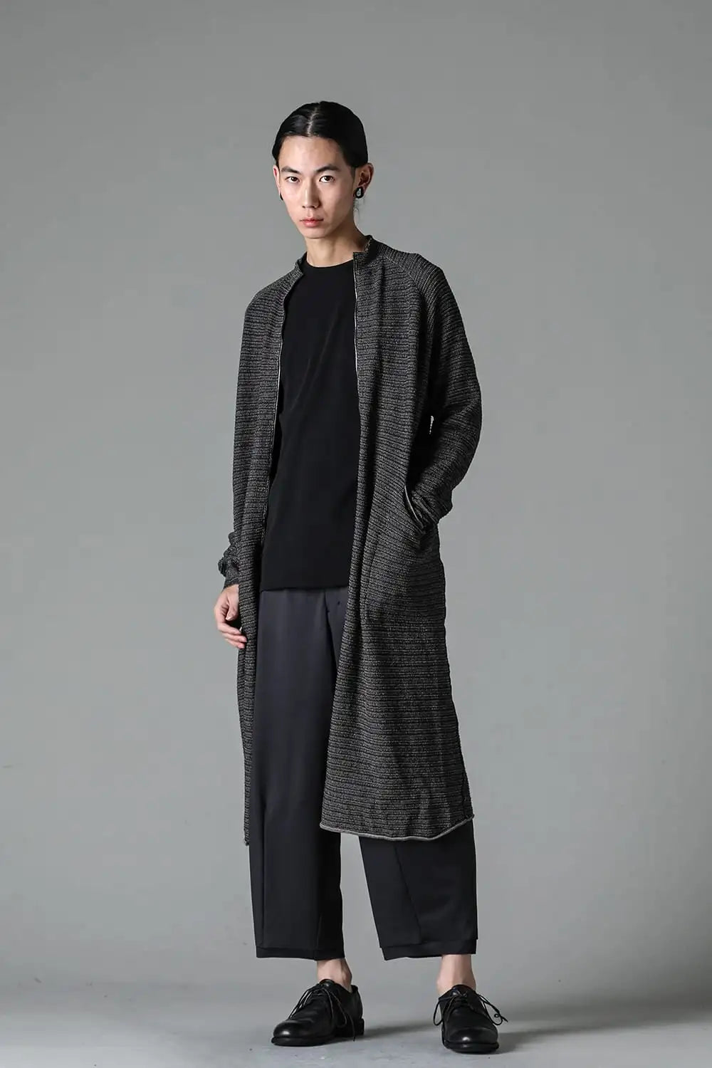 ロングスリーブハイゲージジャージー Black