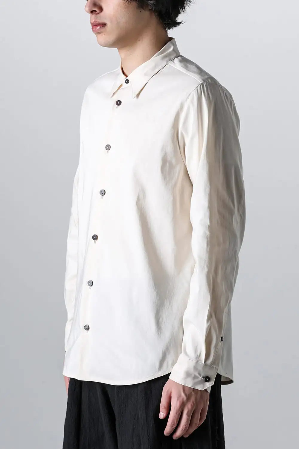 24SS-S1-SC : Yokeless Shirt Silk Cotton