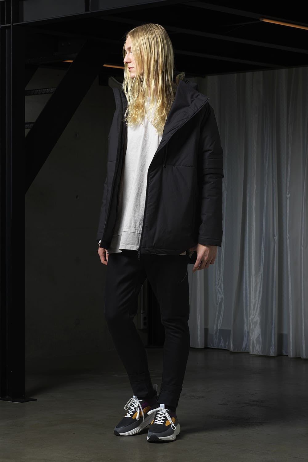 Layered L/S Eiger Gray