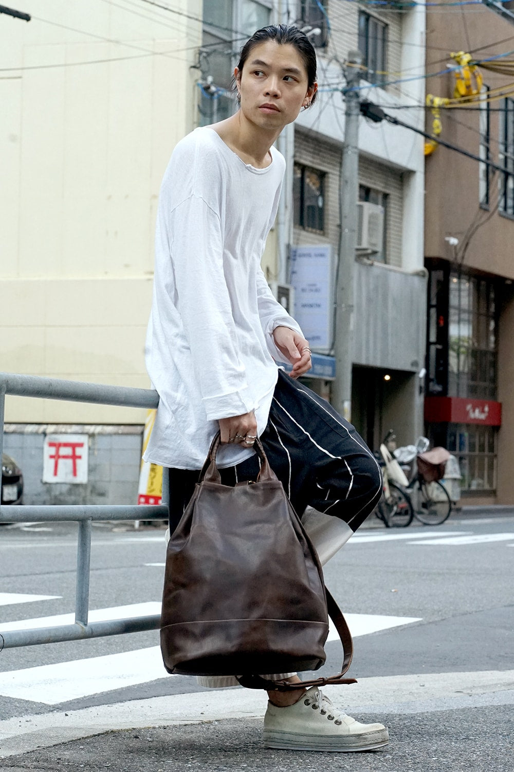 hand duffle - shave steer