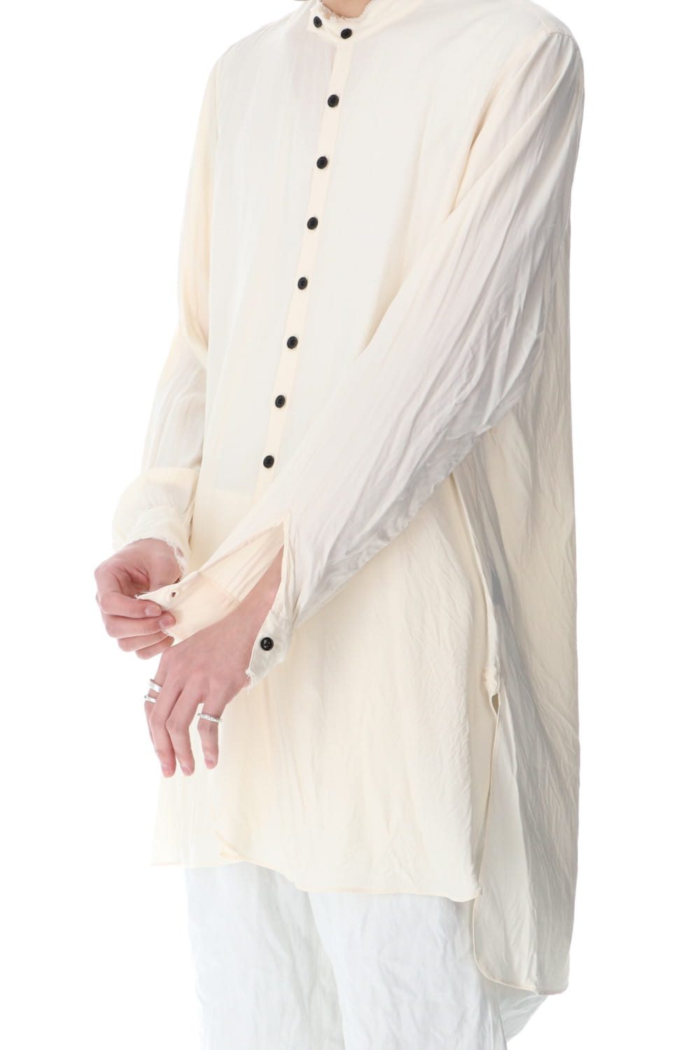 SH-021 Rayon Stand collar shirt