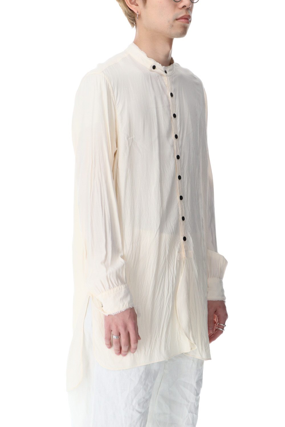 SH-021 Rayon Stand collar shirt