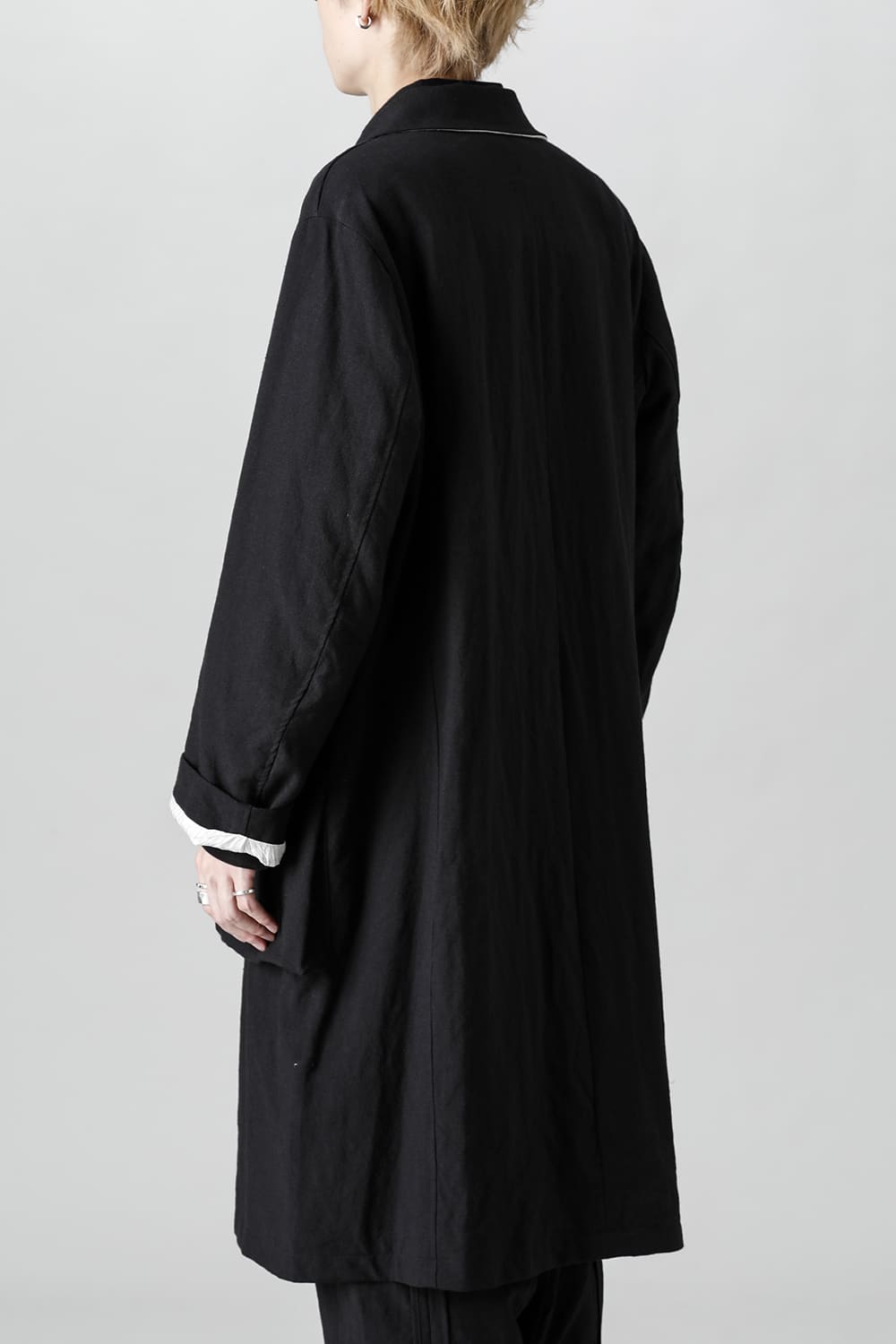 KISTEL Wool Linen Half Work Coat