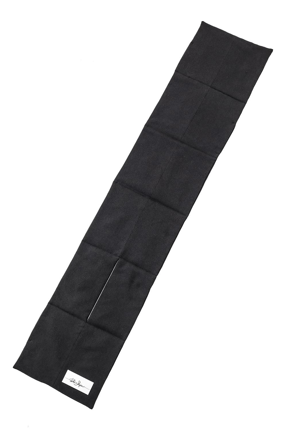 Long scarf'pillow pockets' E-Black