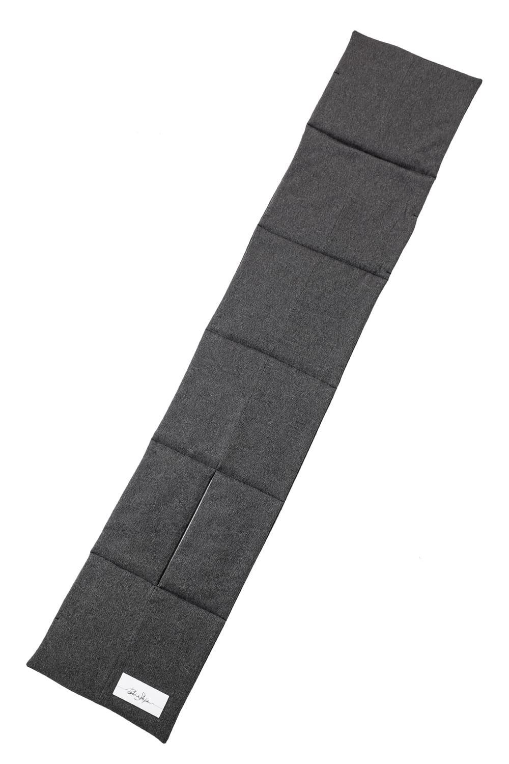 ロング スカーフ 'ピロー ポケット' E-Gray