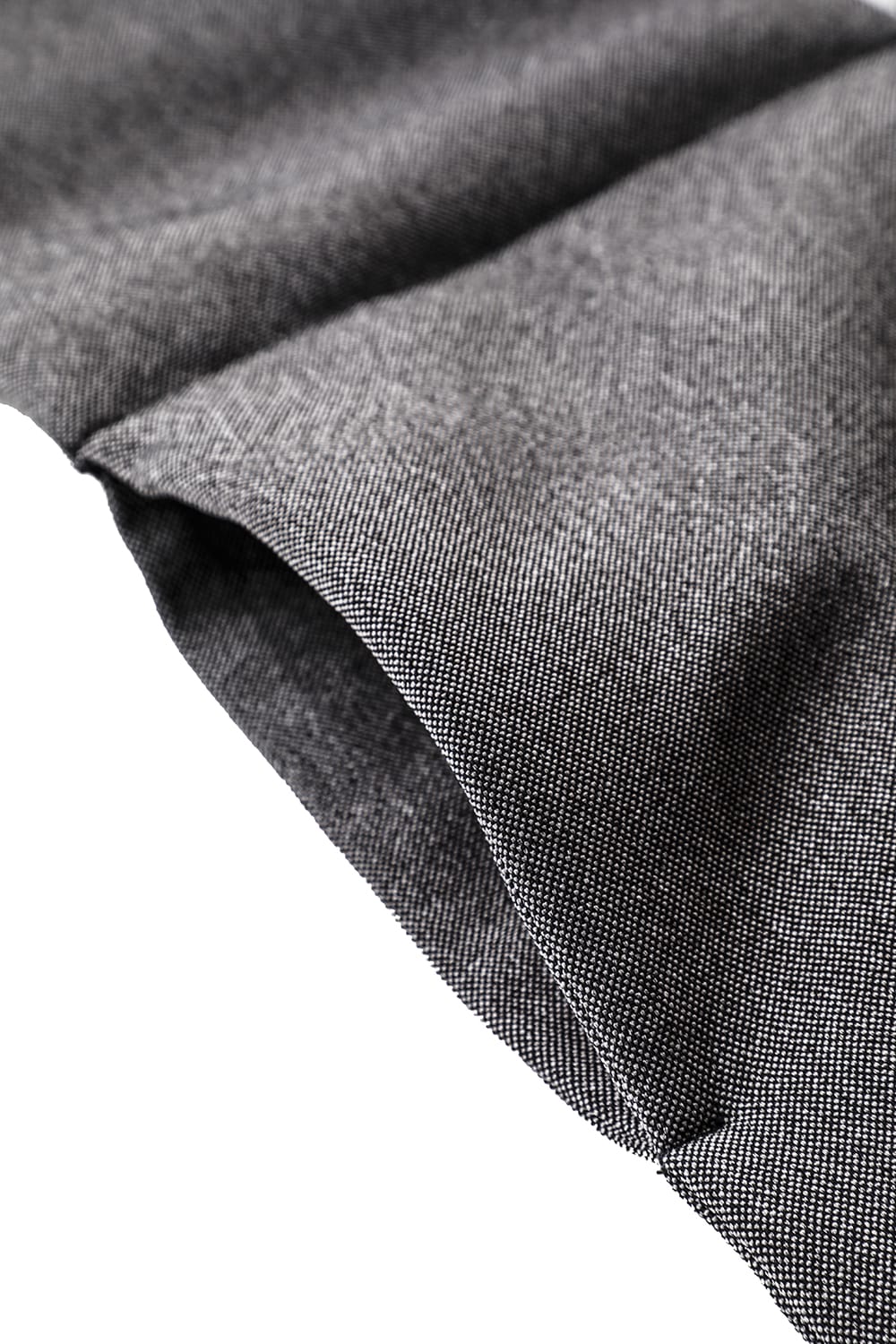 ロング スカーフ 'ピロー ポケット' E-Gray