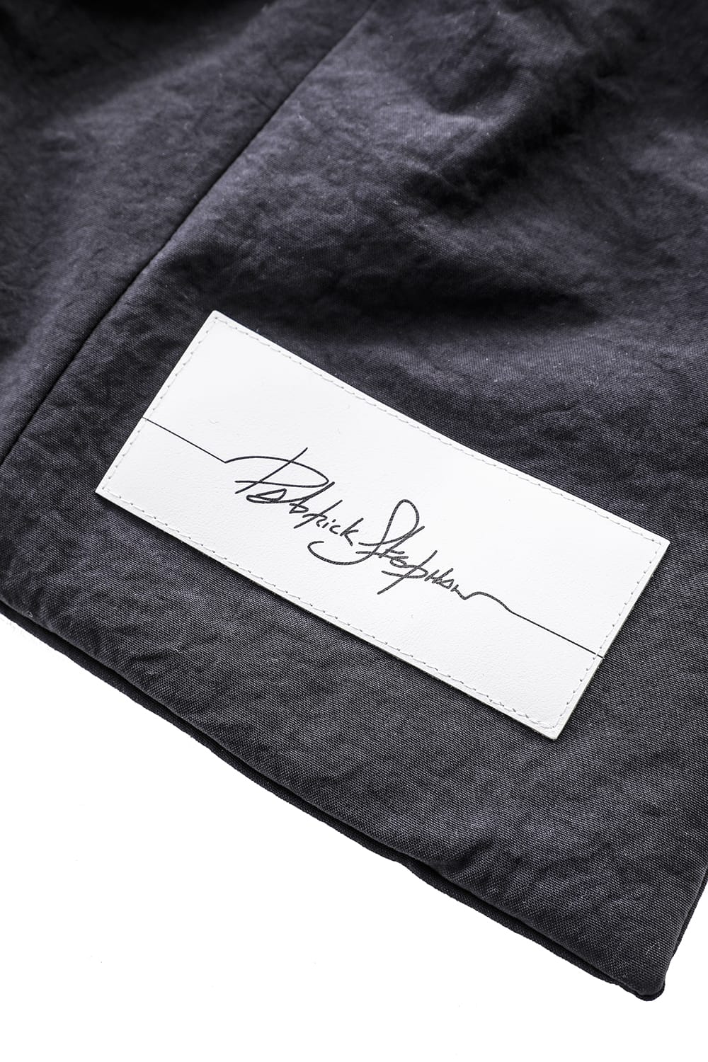 Long scarf'pillow pockets' N-Black