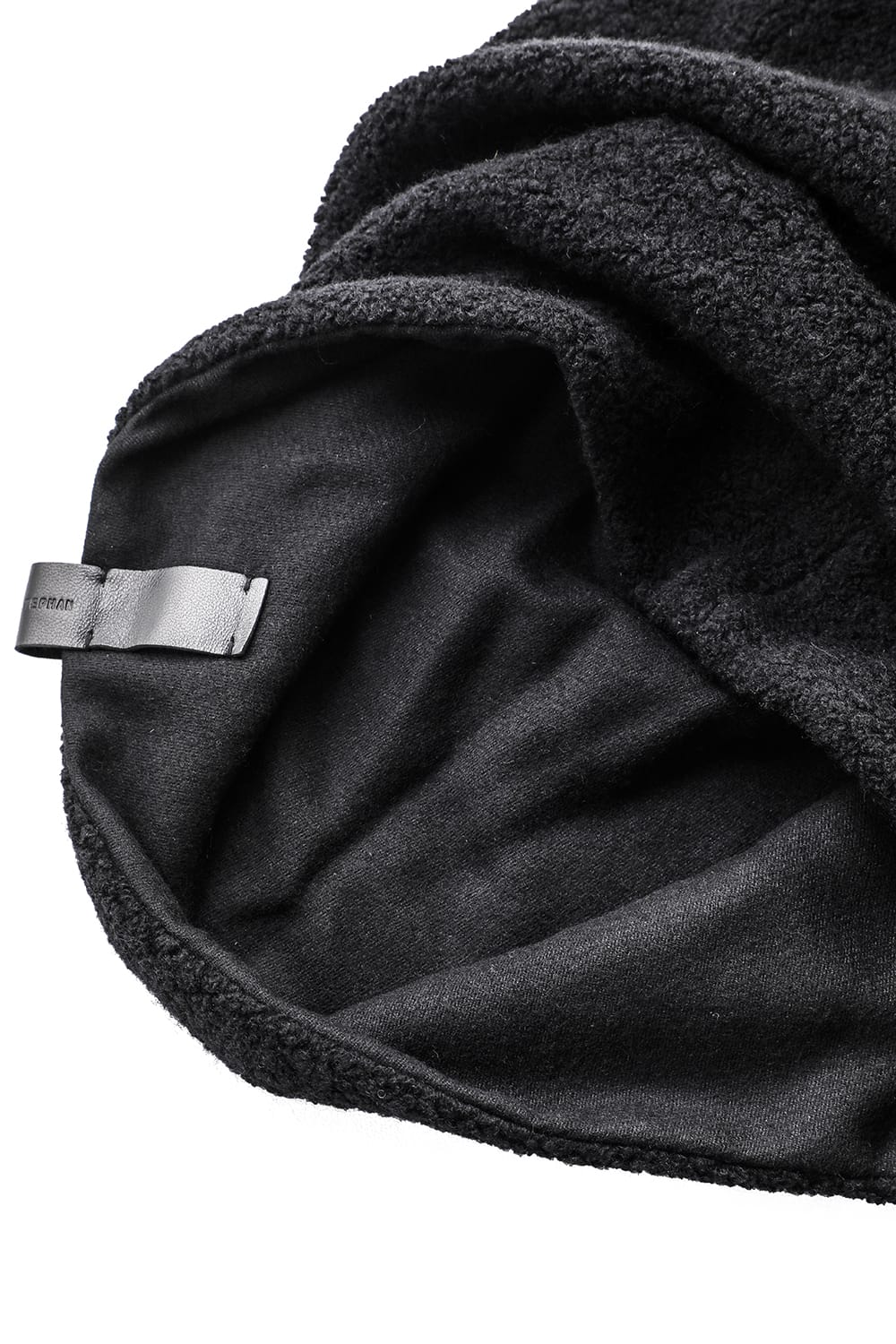 ジャージースカーフ 'fuji' Boa Black