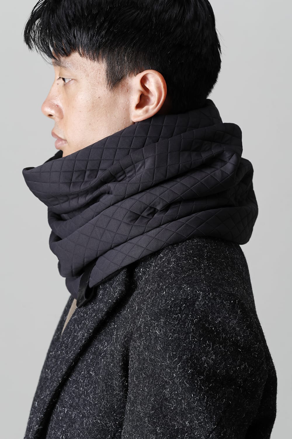 ジャージースカーフ 'fuji' Qiult Black