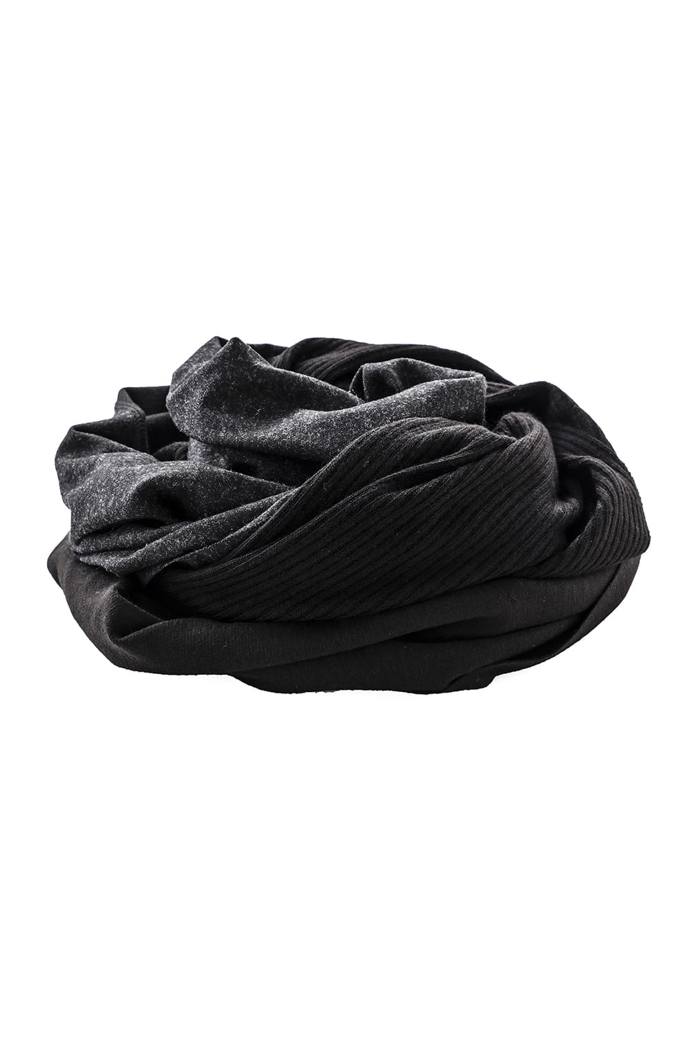 ジャージースカーフ 'wrap' basic Blackmix