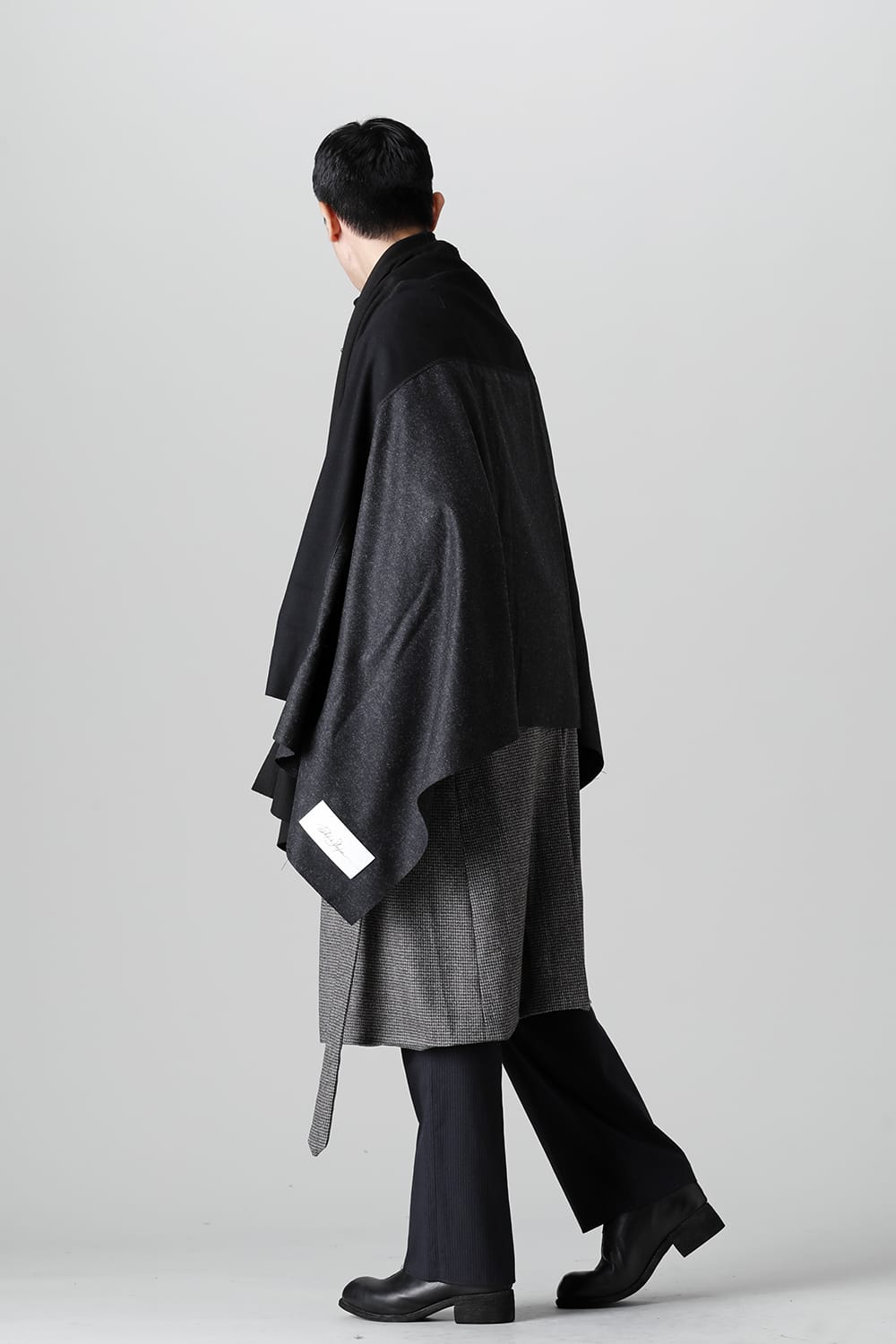 ジャージースカーフ 'wrap' basic Blackmix