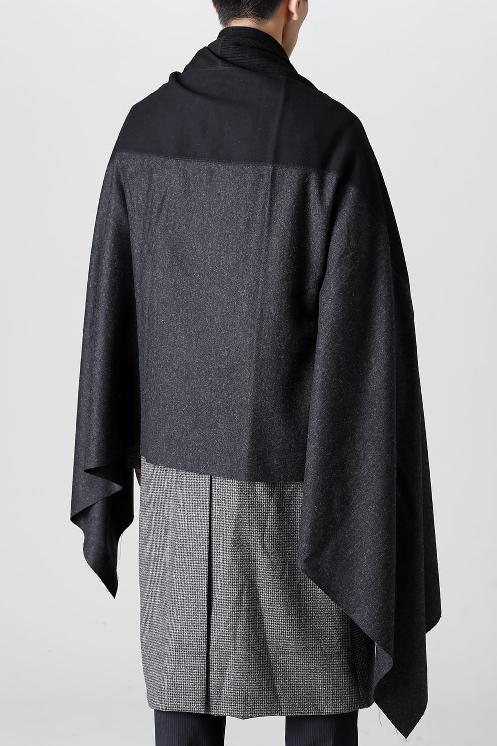 ジャージースカーフ 'wrap' basic Blackmix