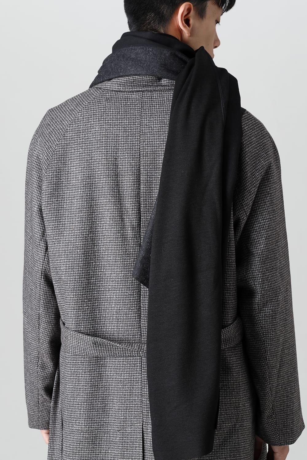 ジャージースカーフ 'wrap' basic Blackmix