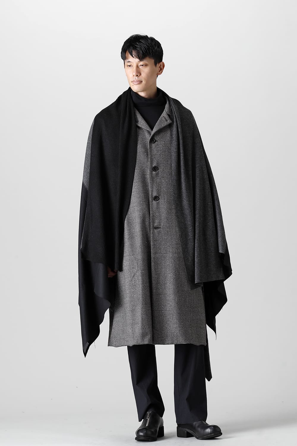 Jersey scarf 'wrap' basic Graymix