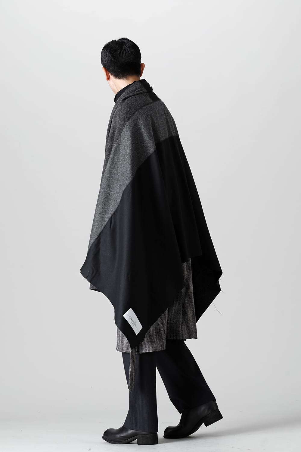 Jersey scarf 'wrap' basic Graymix