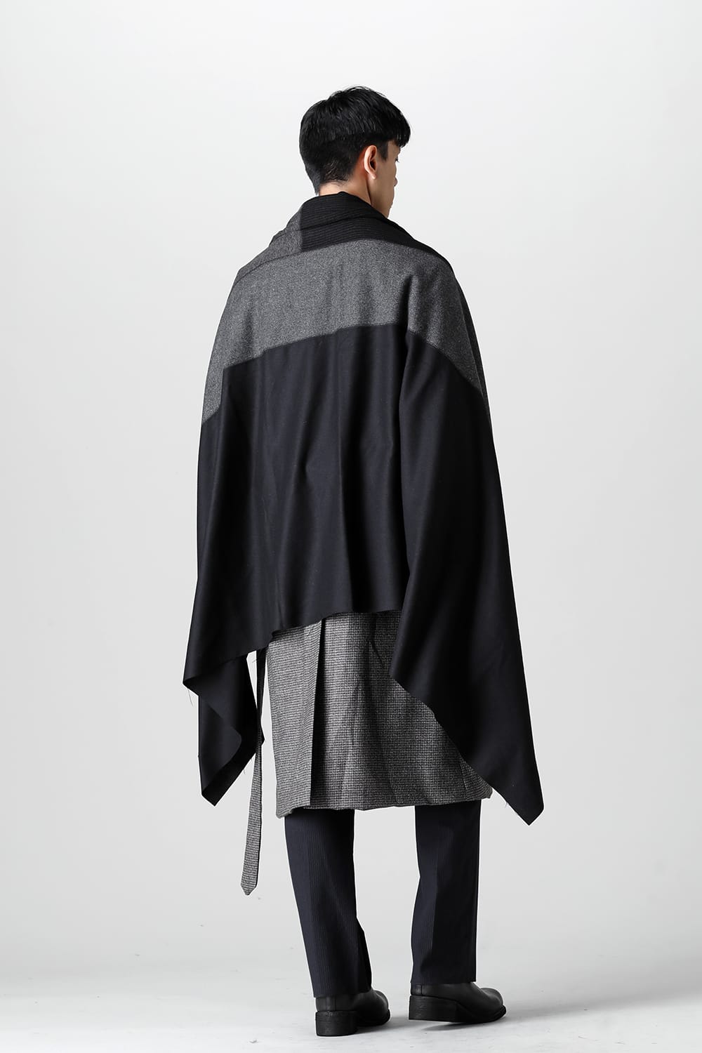 Jersey scarf 'wrap' basic Graymix