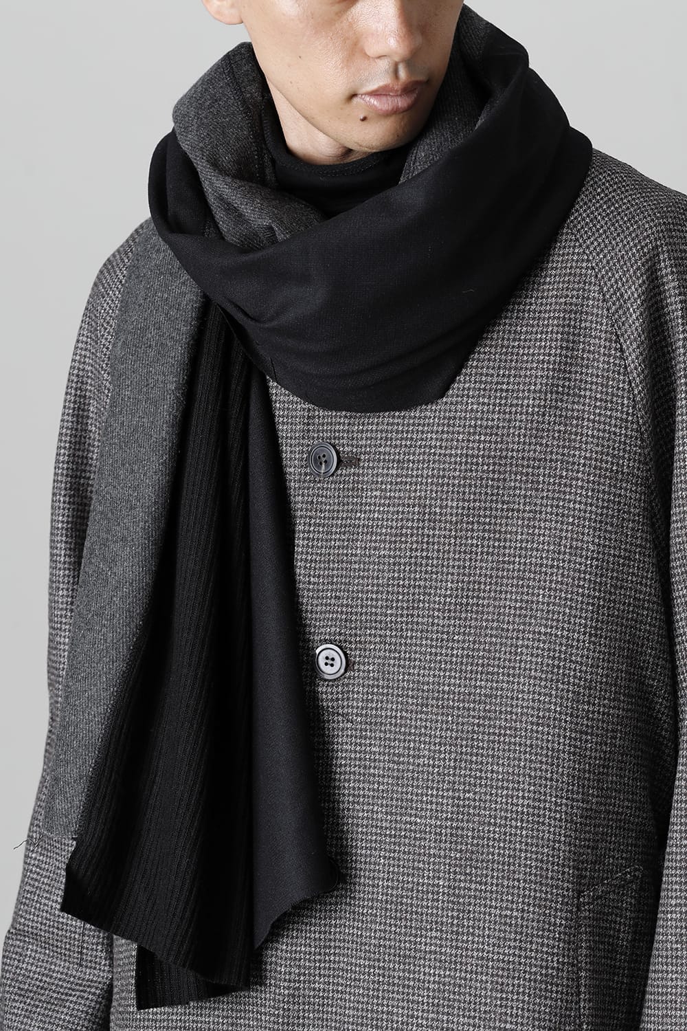 Jersey scarf 'wrap' basic Graymix