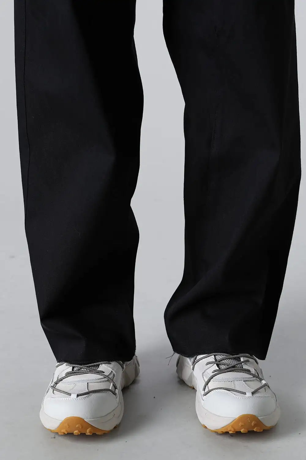 Denim Wide Pants  Black