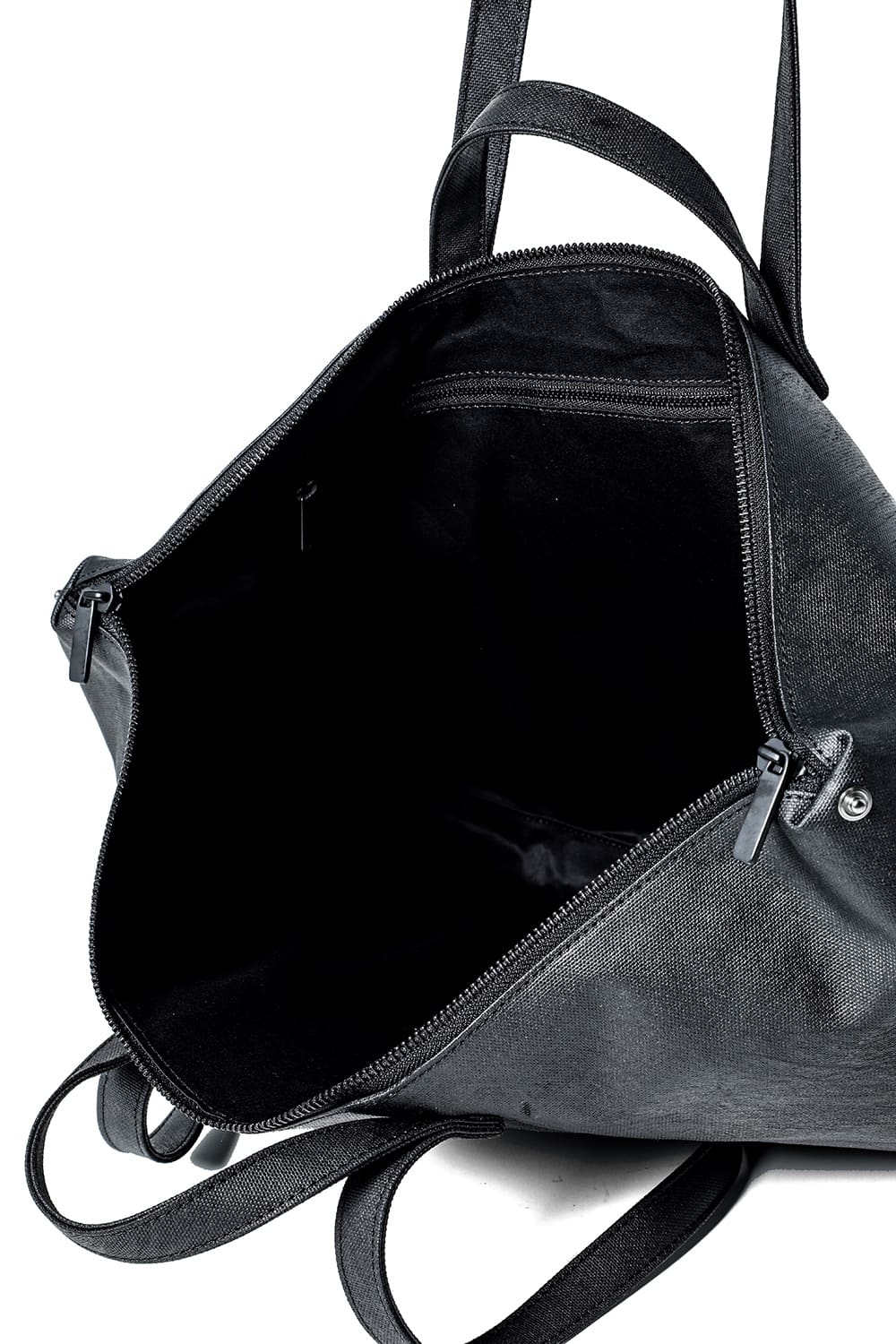 Fabric tote "loop handle" brush