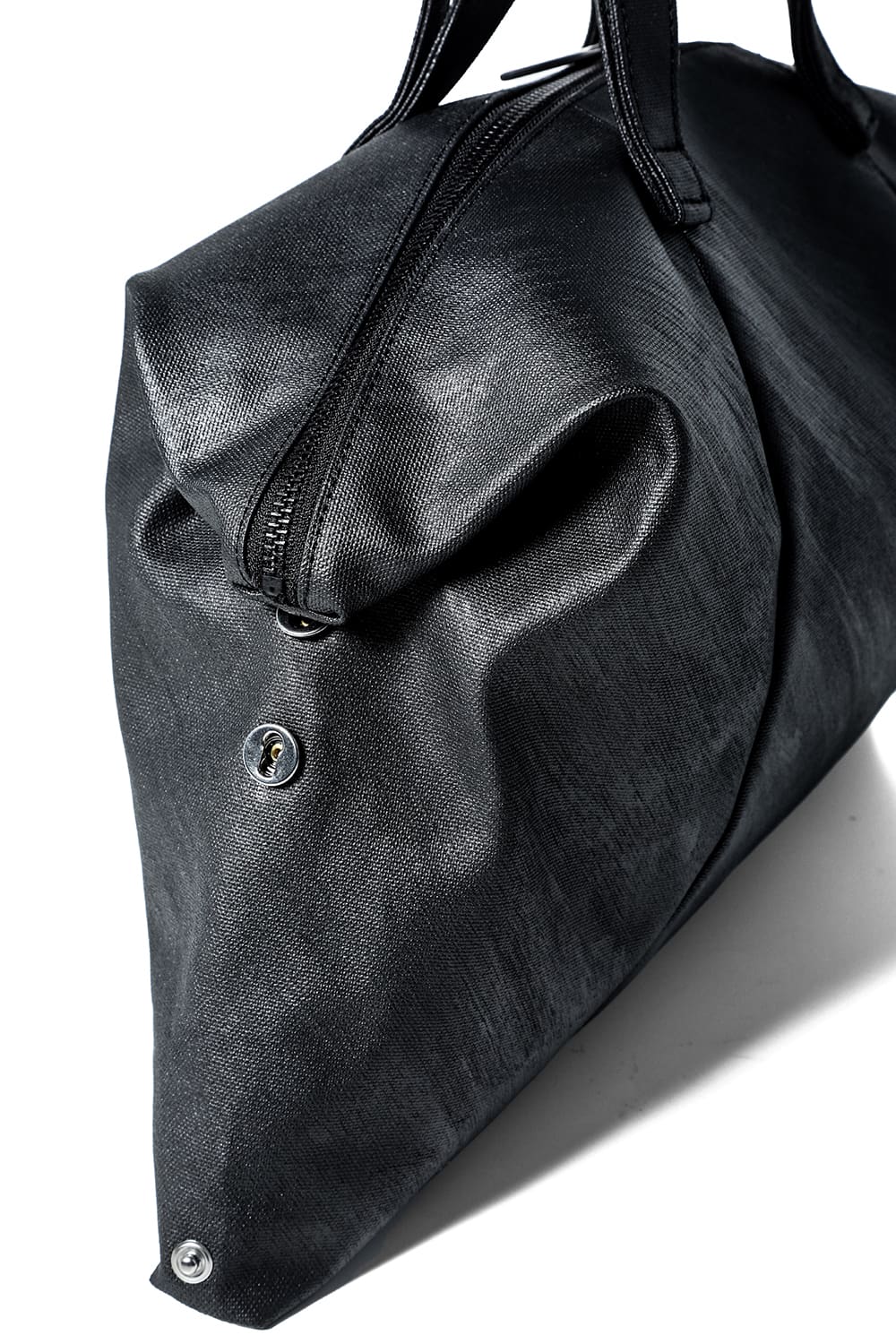 Fabric tote "loop handle" brush