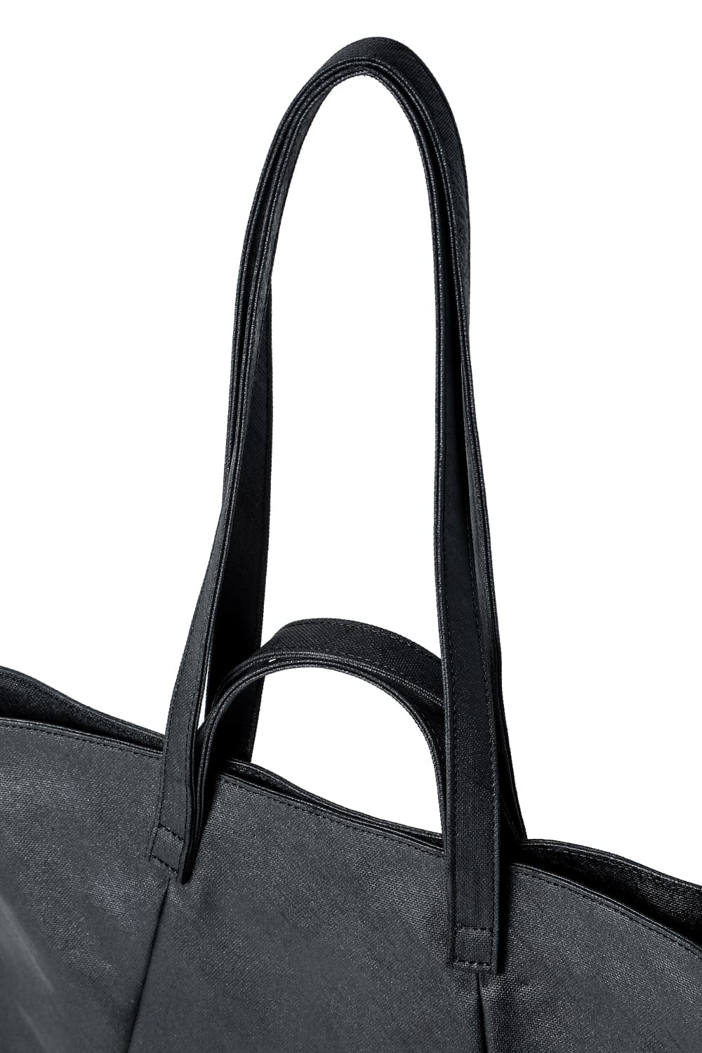 Fabric middle tote "loop handle" brush