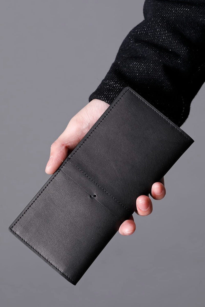 Leather long wallet 'mimi'