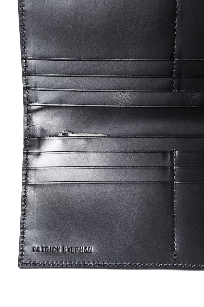 Leather long wallet 'brillant'