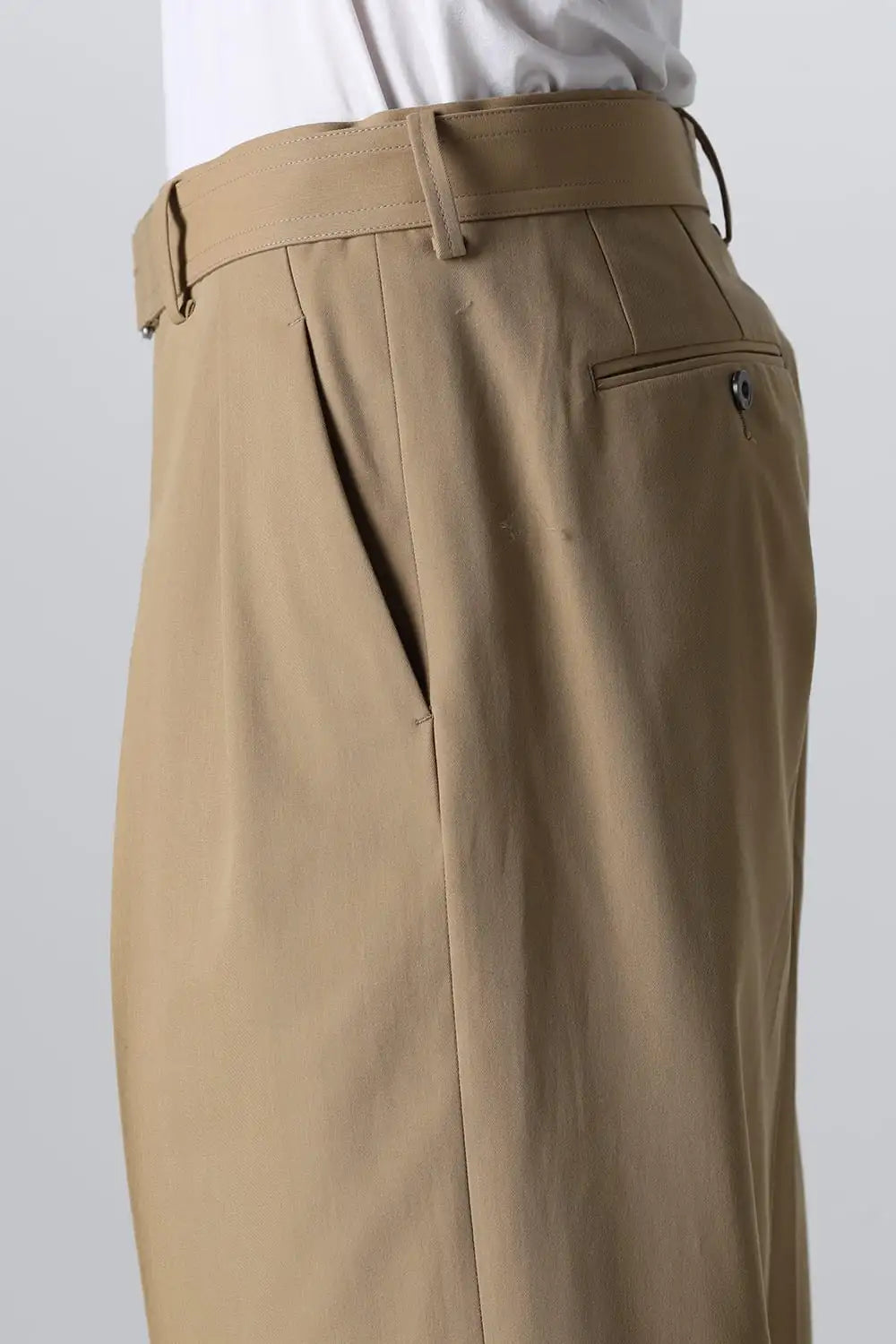 Belted Buggy Trousers  Camel