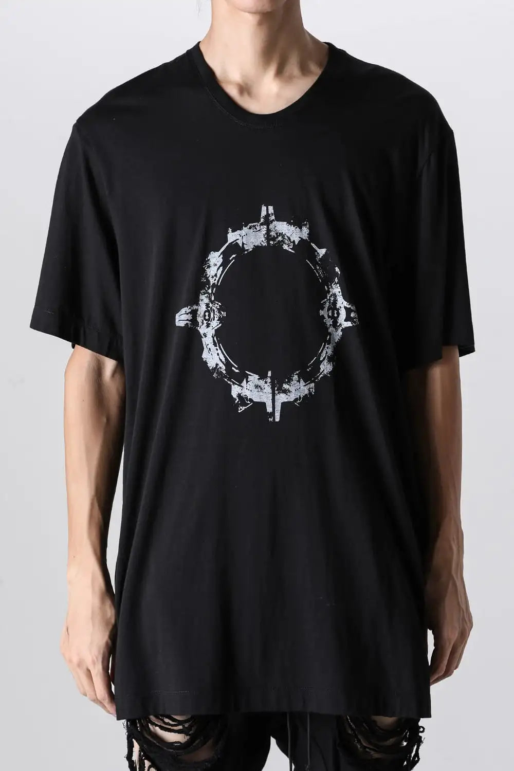 Cotton/Modal Jersey Regular T-shirt Black