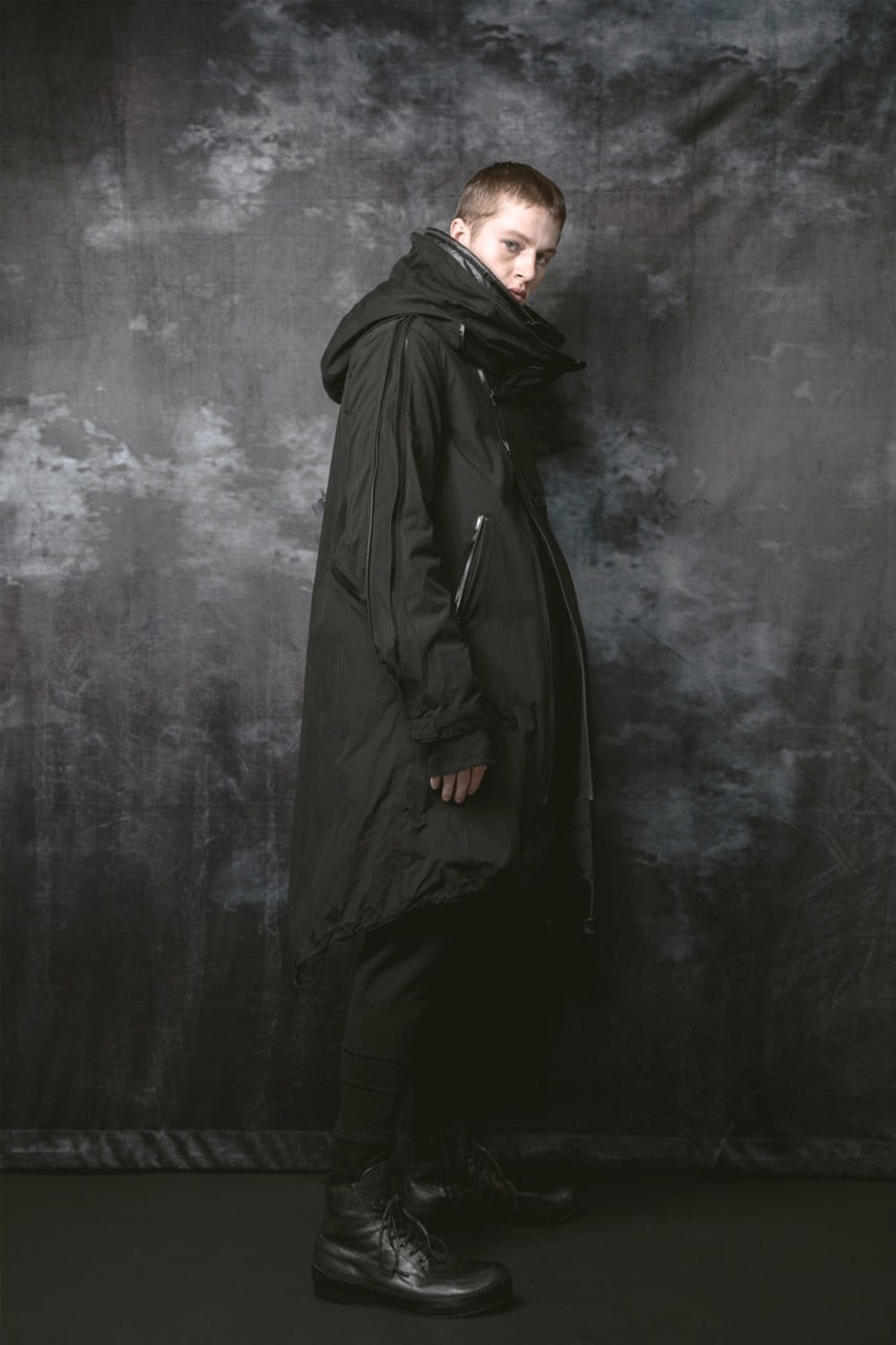 MULTI ZIP MILITARY COAT