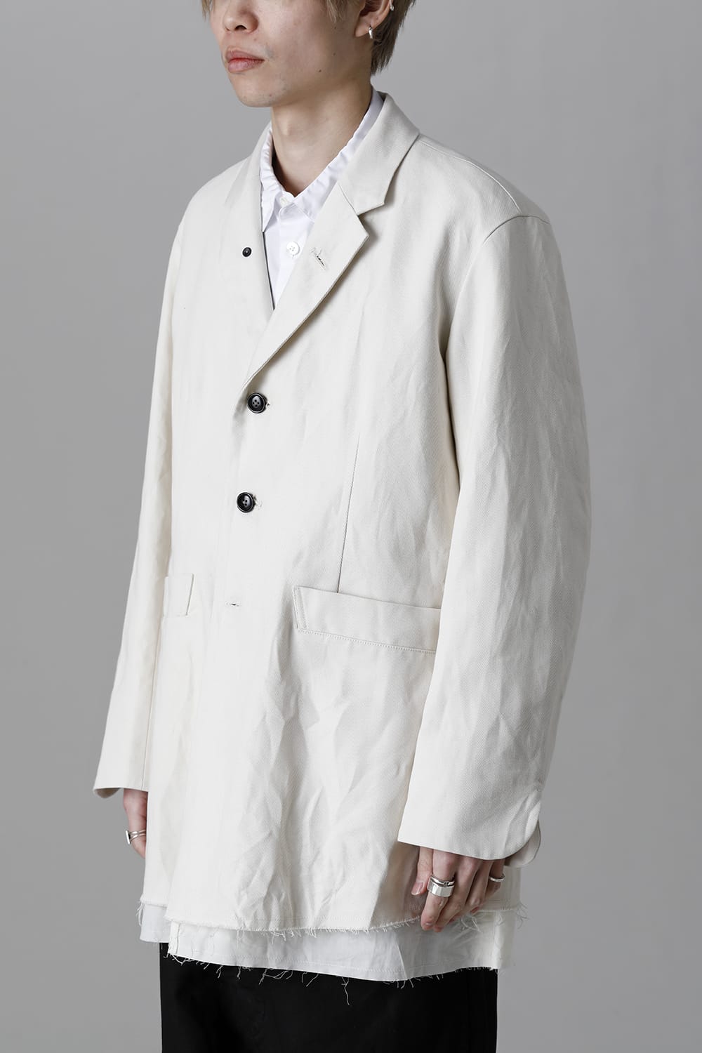 ジャケット フロム カットアウト コート