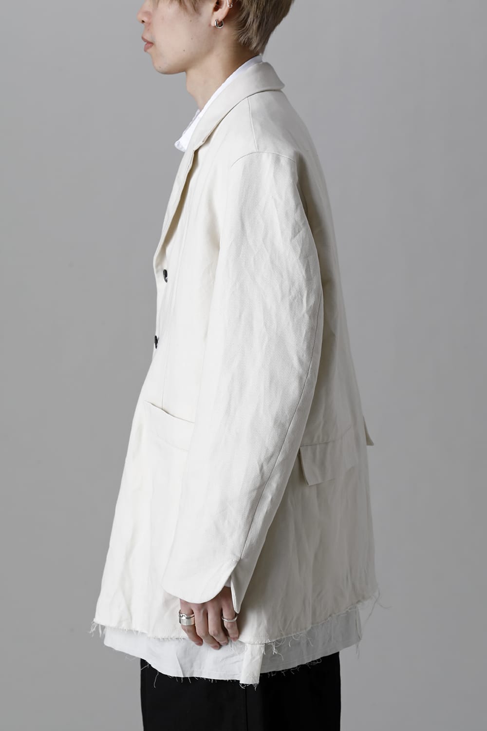 ジャケット フロム カットアウト コート