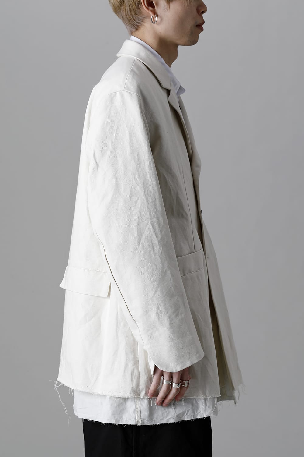 ジャケット フロム カットアウト コート