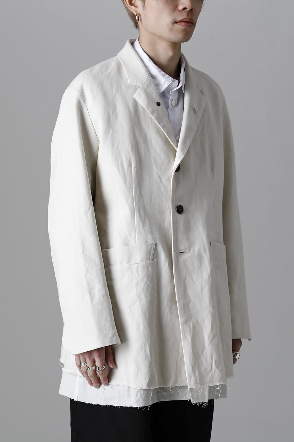 ジャケット フロム カットアウト コート