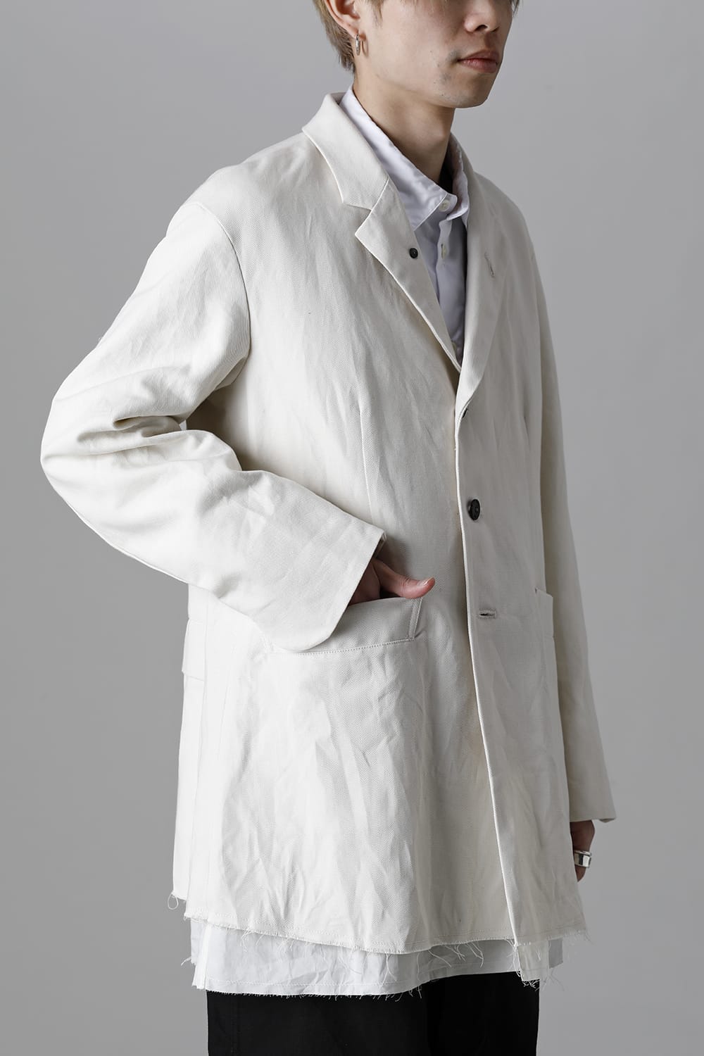 ジャケット フロム カットアウト コート