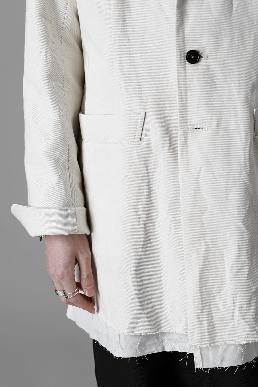 ジャケット フロム カットアウト コート