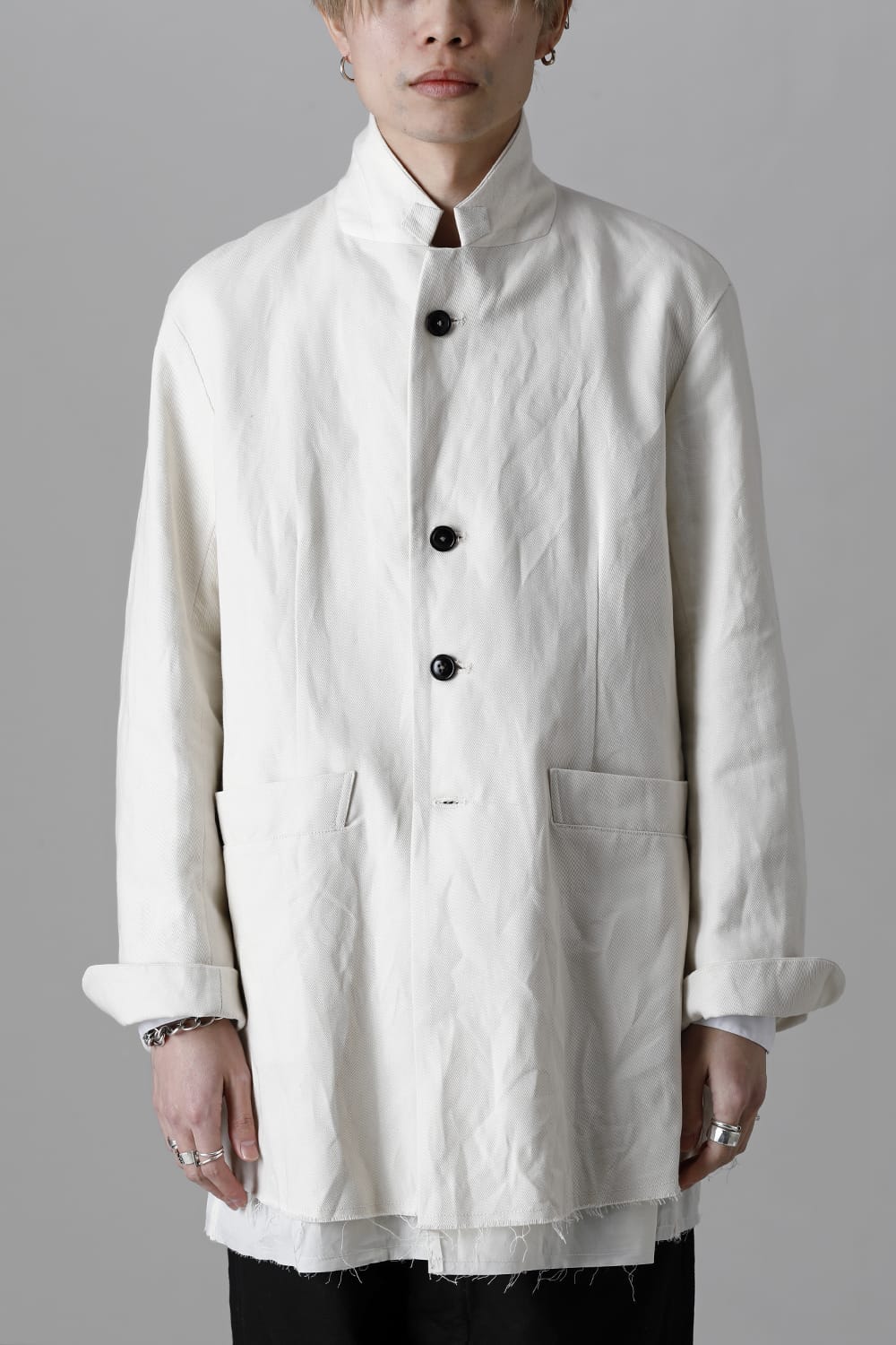 ジャケット フロム カットアウト コート