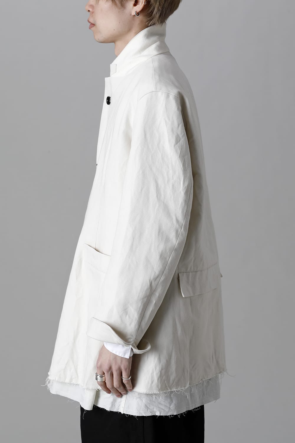 ジャケット フロム カットアウト コート