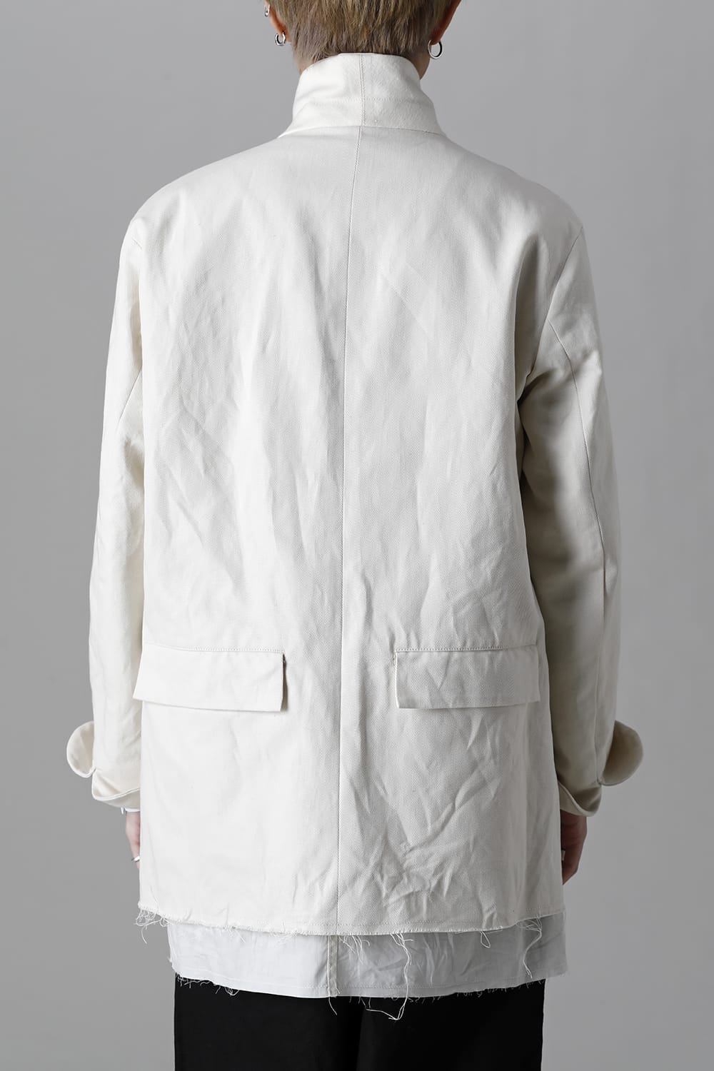 ジャケット フロム カットアウト コート