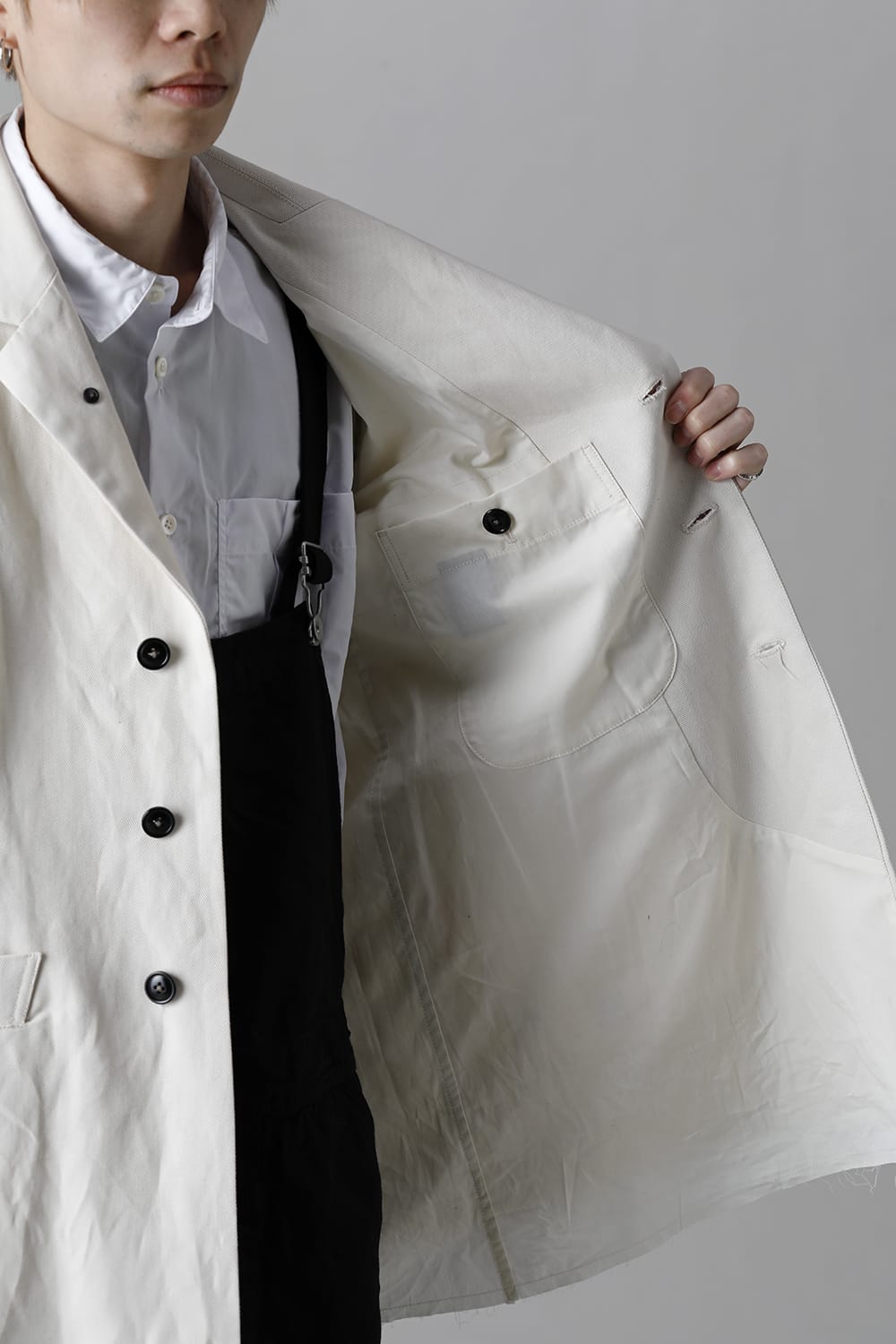 ジャケット フロム カットアウト コート